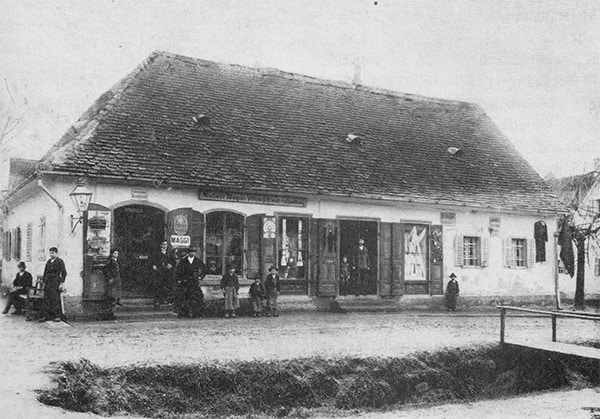 Das Kaufhaus Wagner am 25. November 1891